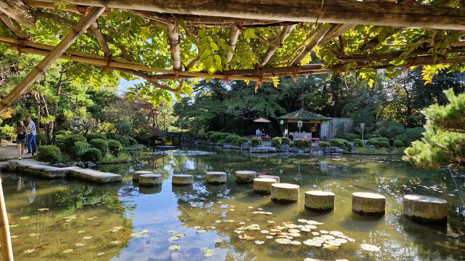 Shin-en-trädgårdarna vid Heian Jingu