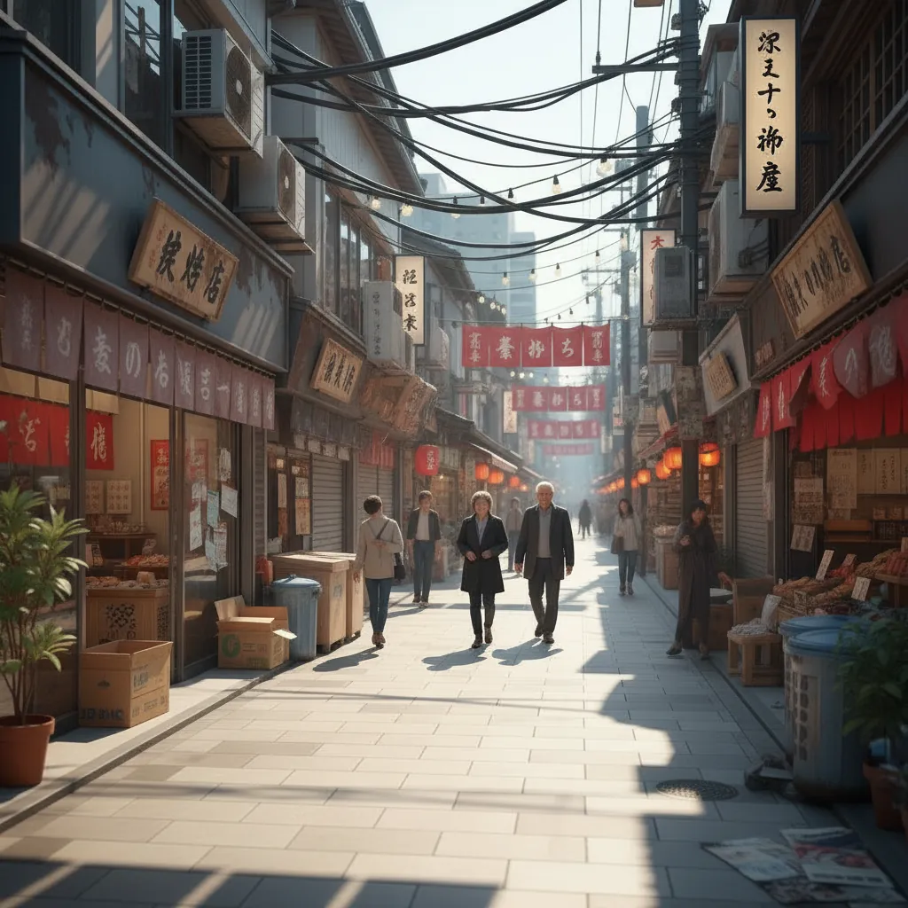Sugamo Jizo-dori & Sugamo Station